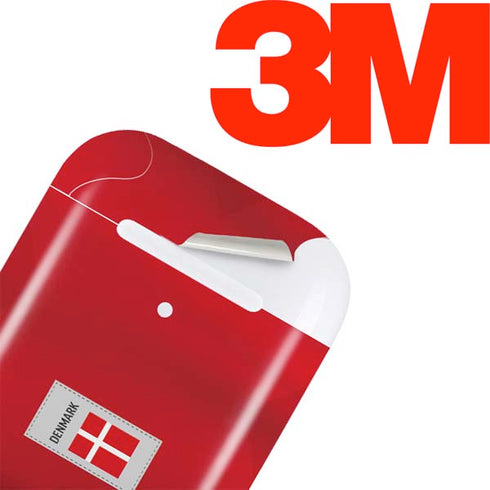 Denmark Soccer Flag Apple AirPods Skin